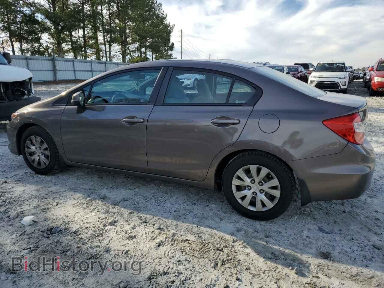 2012 HONDA CIVIC - VIN: 2HGFB2F57CH592193 - Фото 2