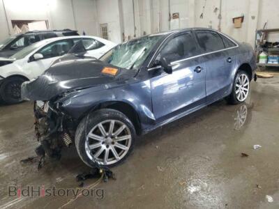 2012 Audi A4 Premium Plus, синий — VIN WAUFFAFL2CA118093, Copart