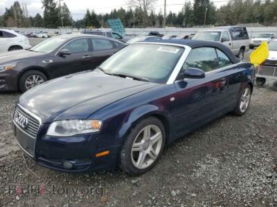 2008 Audi A4 A4 2.0T CA, синий — VIN WAUDF48H98K011237, Copart