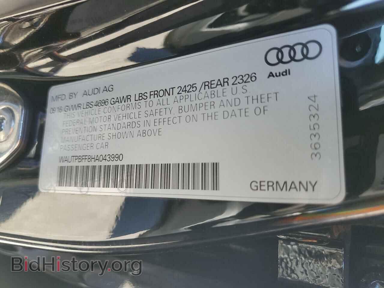 2017 AUDI A3 - VIN: WAUTPBFF8HA043990 - Photo 12