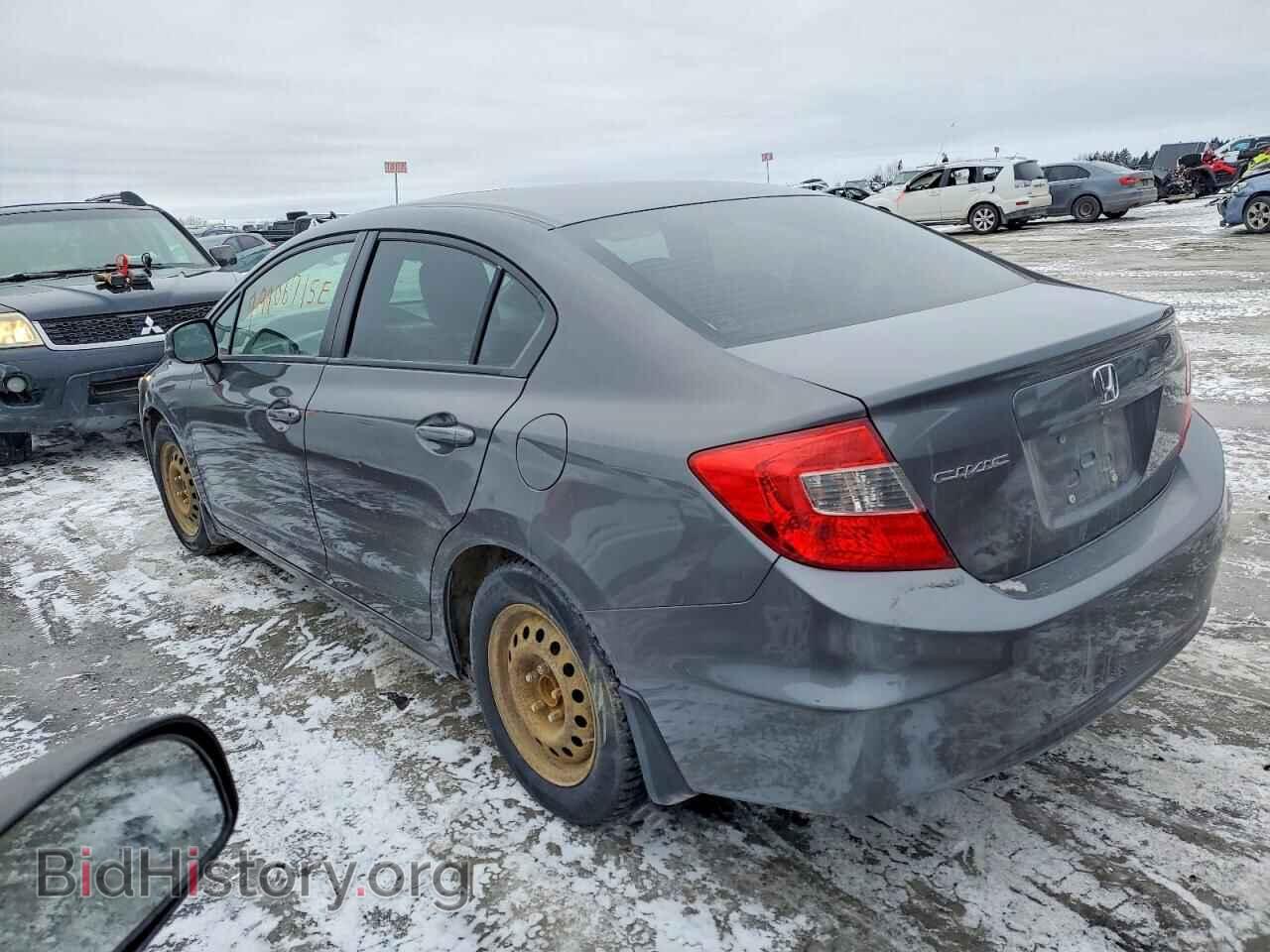 2012 HONDA CIVIC - VIN: 2HGFB2F57CH047563 - Фото 2