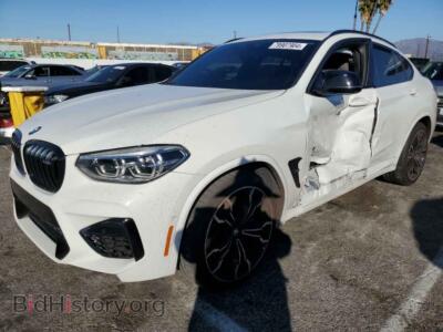 2020 BMW X4 M Competition, white — VIN 5YMUJ0C01L9C90351, Copart