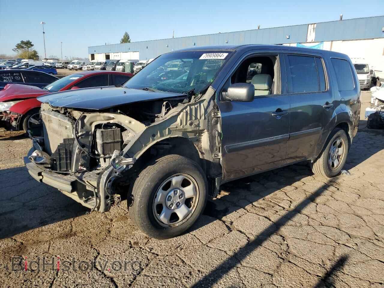 Фотография 5FNYF4H29CB038475 - HONDA PILOT 2012