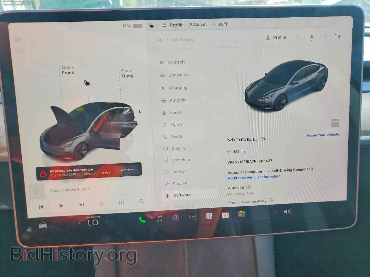 2023 TESLA MODEL 3 - VIN: 5YJ3E1EA7PF668427 - Фото 9
