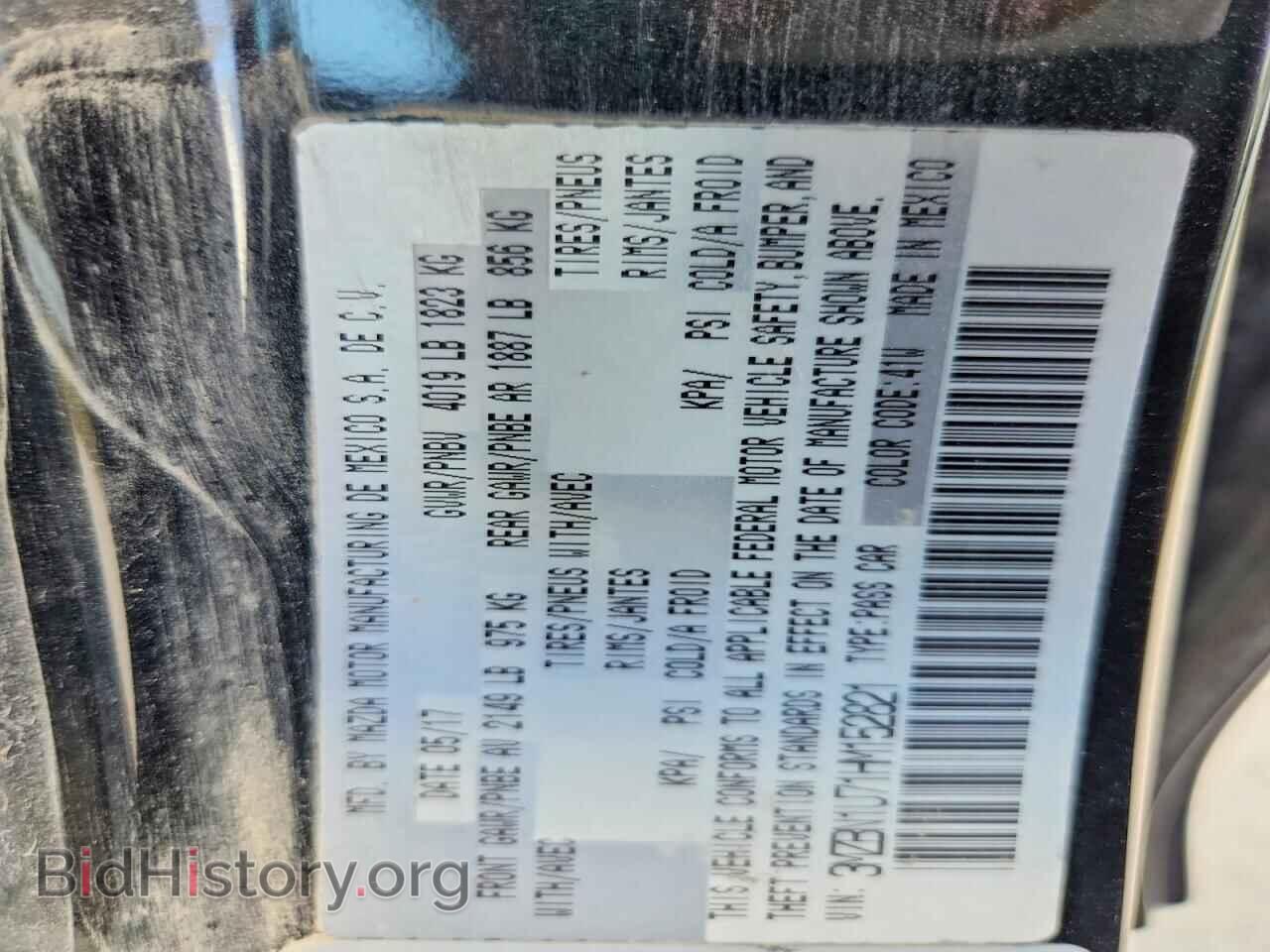 2017 MAZDA 3 - VIN: 3MZBN1U71HM152821 - Photo 12