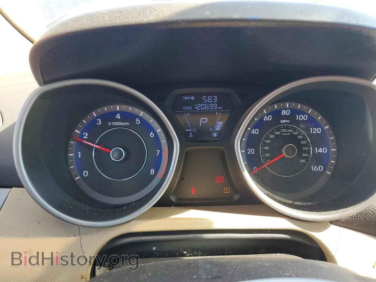 2013 HYUNDAI ELANTRA - VIN: KMHDH4AE5DU777635 - Фото 9