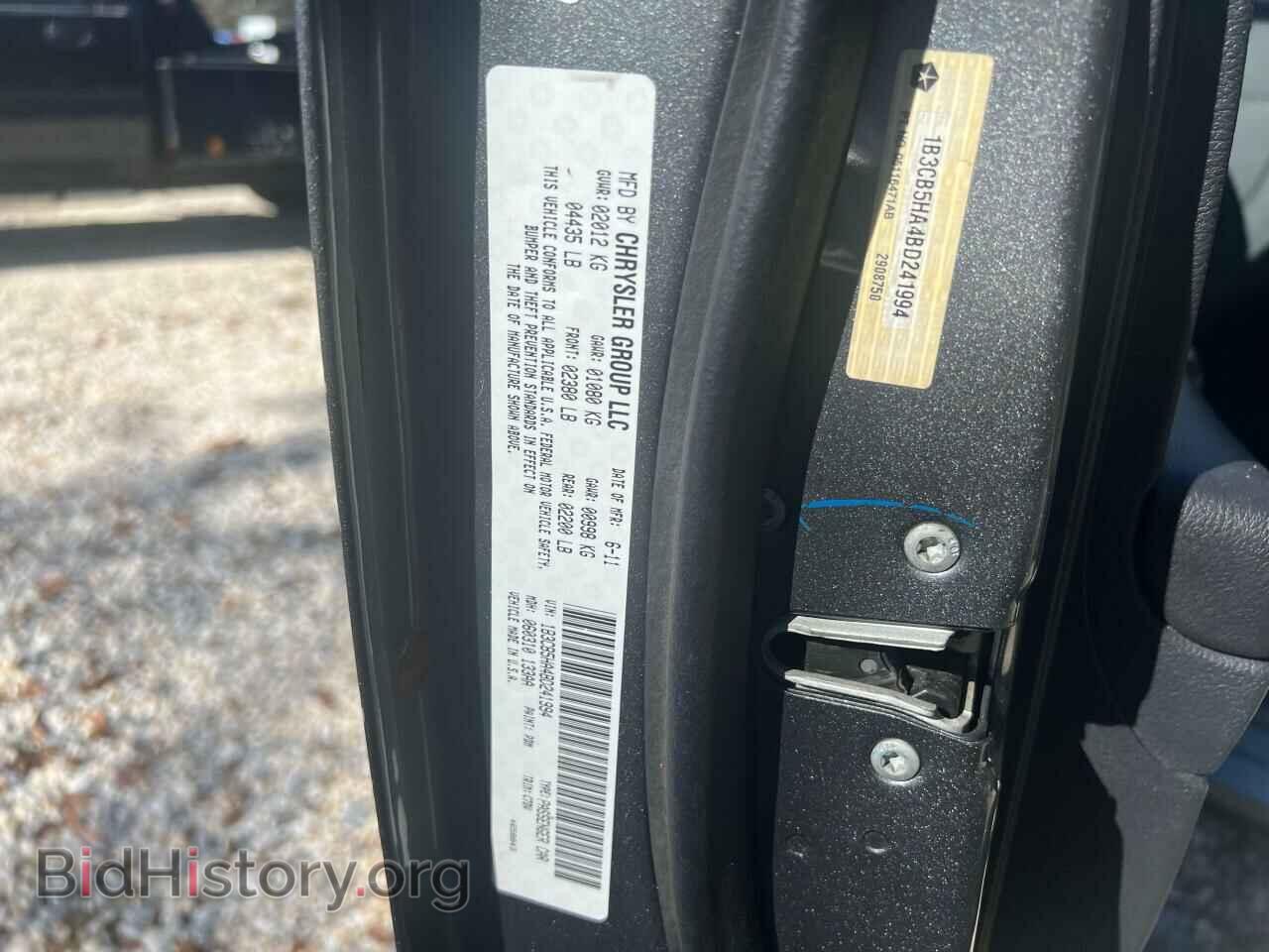 2011 DODGE CALIBER - VIN: 1B3CB5HA4BD241994 - Photo 10