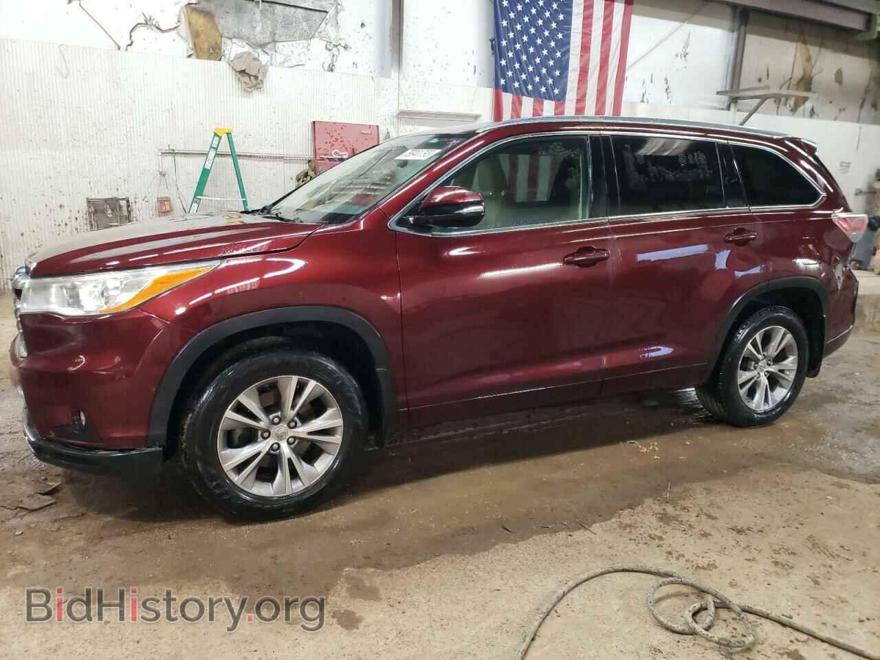 Photo 5TDJKRFH7ES005572 - TOYOTA HIGHLANDER 2014
