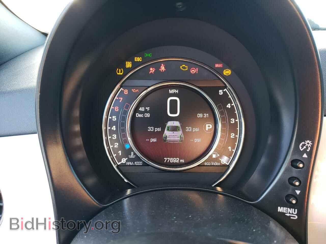 2015 FIAT 500 - VIN: 3C3CFFBR4FT657278 - Фото 9