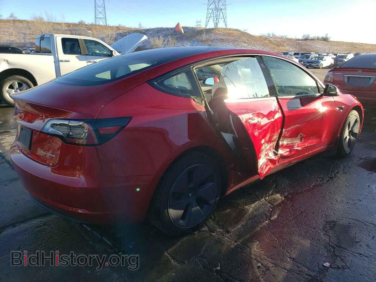 2021 TESLA MODEL 3 - VIN: 5YJ3E1EB6MF860037 - Фото 3