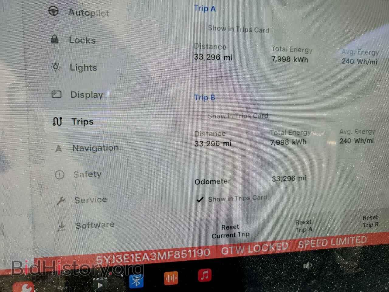 2021 TESLA MODEL 3 - VIN: 5YJ3E1EA3MF851190 - Фото 9