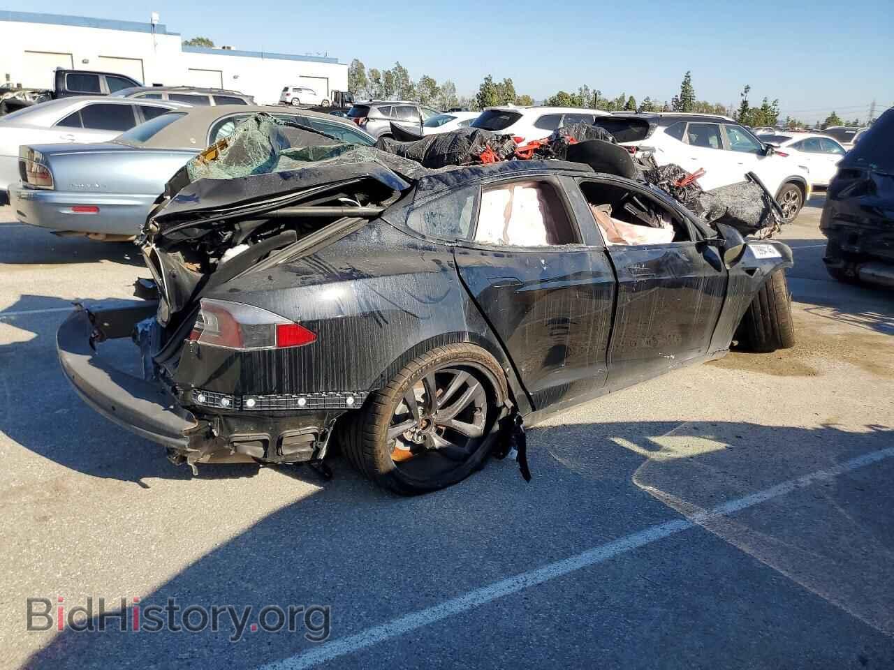 2022 TESLA MODEL S - VIN: 5YJSA1E69NF460243 - Фото 3
