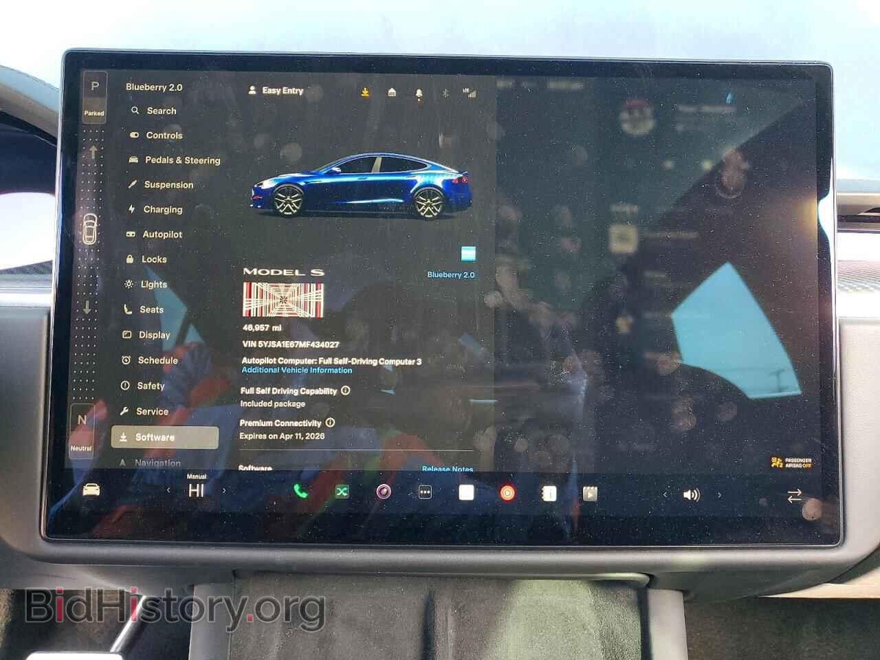 2021 TESLA MODEL S - VIN: 5YJSA1E67MF434027 - Photo 9