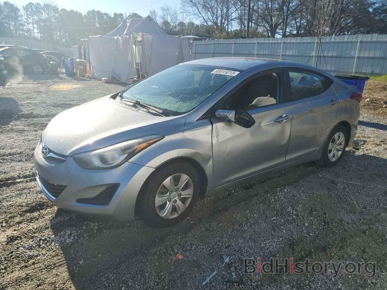 Photo 5NPDH4AE2GH748208 - HYUNDAI ELANTRA 2016