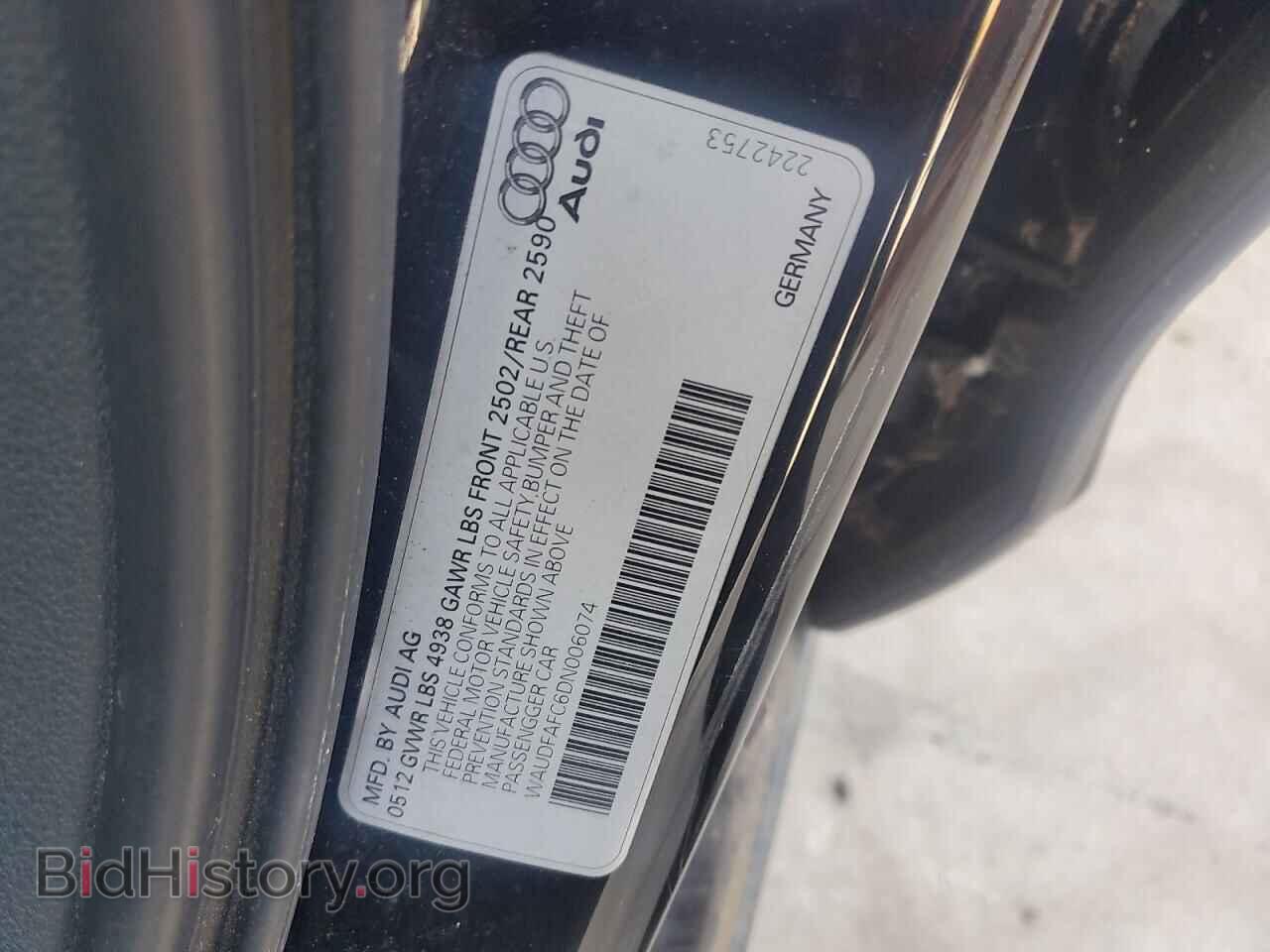 2013 AUDI A6 - VIN: WAUDFAFC6DN006074 - Photo 12