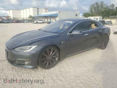 2016 Tesla MODEL S, серый — VIN 5YJSA1E27GF147630, Copart