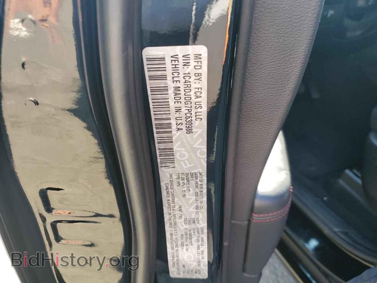 2023 DODGE DURANGO - VIN: 1C4RDJDG7PC630986 - Фото 13