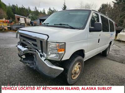 2014 Ford ALL MODELS E350 Super Duty Wagon, белый — VIN 1FBSS3BL2EDA58837, Copart