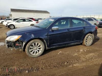 2013 Chrysler 200 LX, blue — VIN 1C3CCBAB4DN667506, Copart