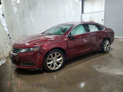 2017 Chevrolet IMPALA LT, burgundy — VIN 2G1105S38H9150165, Copart