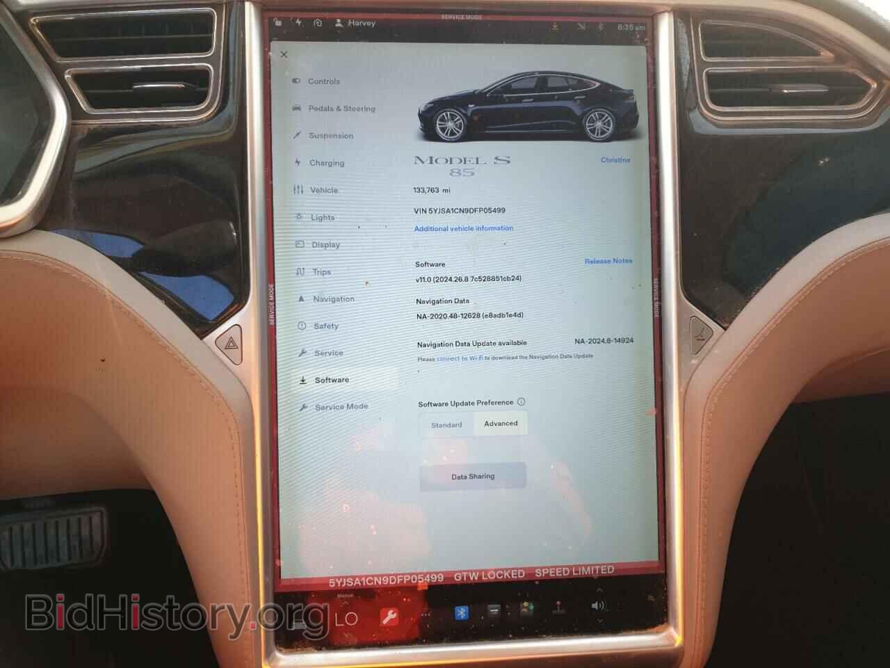 2013 TESLA MODEL S - VIN: 5YJSA1CN9DFP05499 - Photo 9