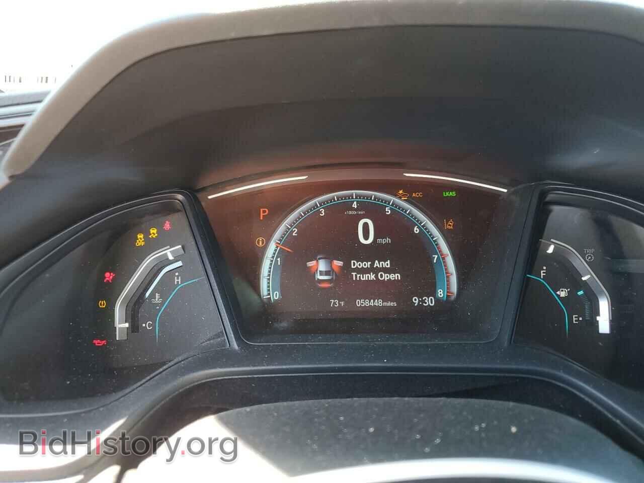 2019 HONDA CIVIC - VIN: 2HGFC4B62KH307812 - Фото 9