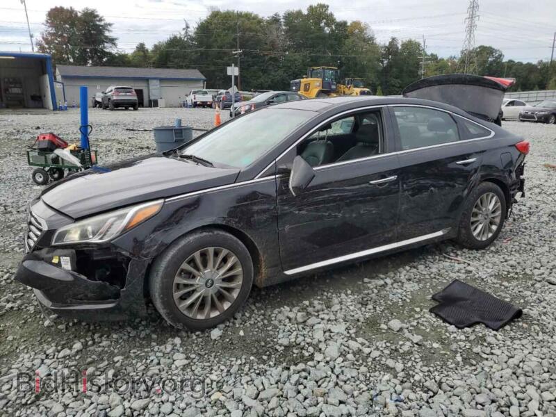 2015 Hyundai SONATA Sport (VIN 5NPE34AF0FH257100) — photo 1 of 14, Copart, damage: rear end