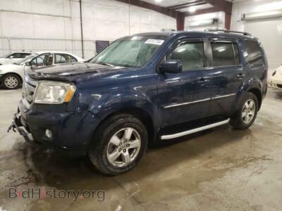 2009 Honda PILOT EXL, синий — VIN 5FNYF48649B036211, Copart
