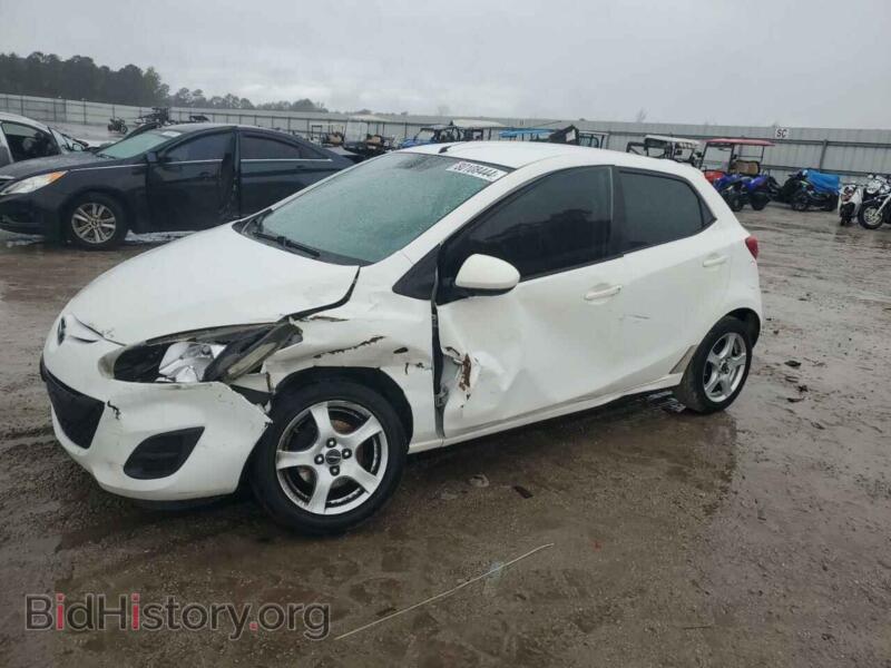 2014 Mazda 2 Sport (VIN JM1DE1KZXE0185492) — фото 1 из 12, Copart, повреждение: передняя часть