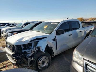 2021 Ford RANGER XL, white — VIN 1FTER4FH2MLD57720, Copart