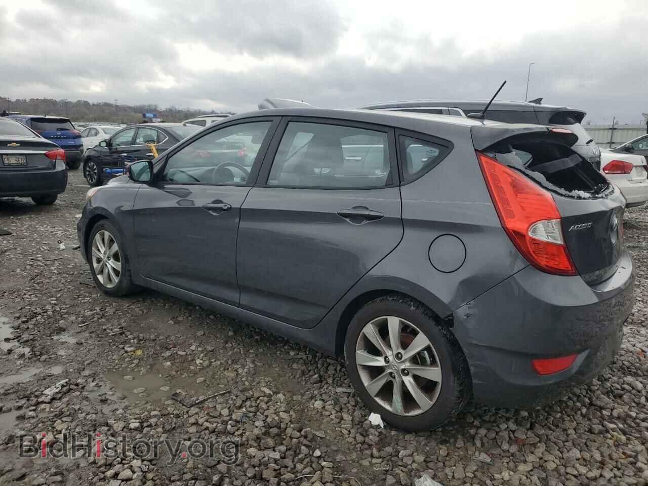 2013 HYUNDAI ACCENT - VIN: KMHCU5AE2DU066455 - Фото 2