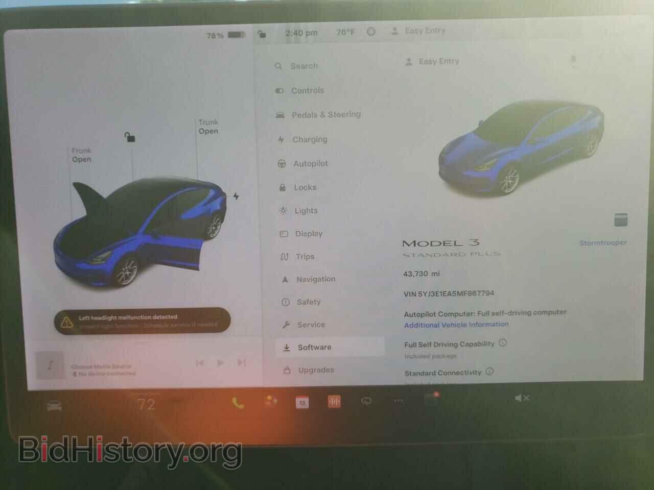 2021 TESLA MODEL 3 - VIN: 5YJ3E1EA5MF867794 - Фото 9