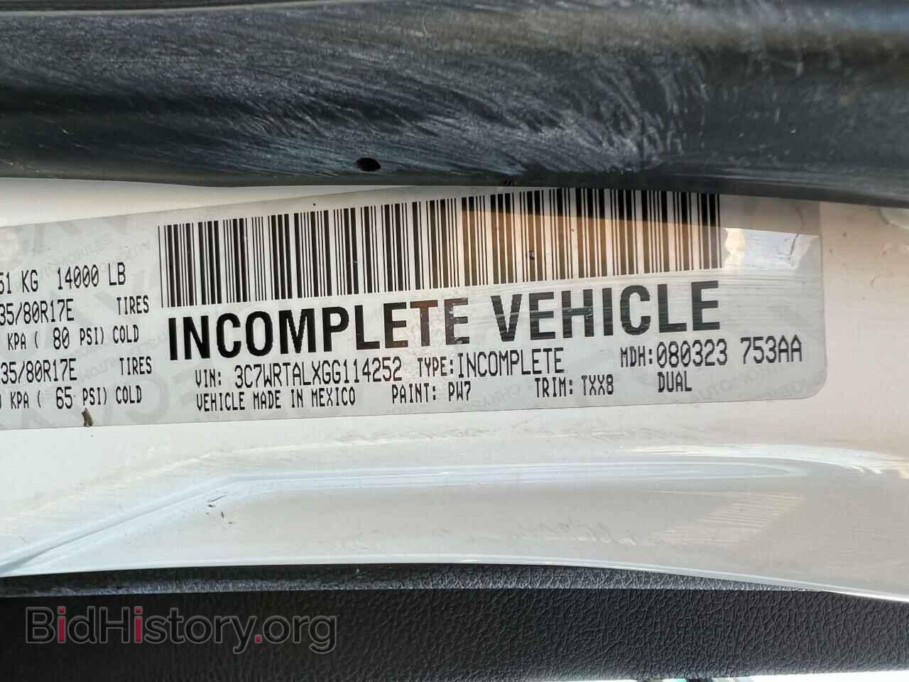 2016 RAM All Models - VIN: 3C7WRTALXGG114252 - Фото 10