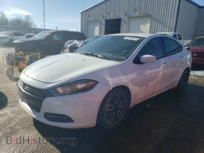 2015 Dodge DART SE, white — VIN 1C3CDFAA2FD173651, Copart