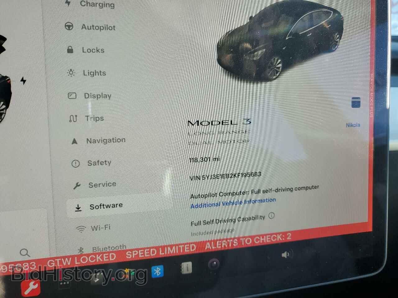 2019 TESLA MODEL 3 - VIN: 5YJ3E1EB2KF195683 - Photo 9