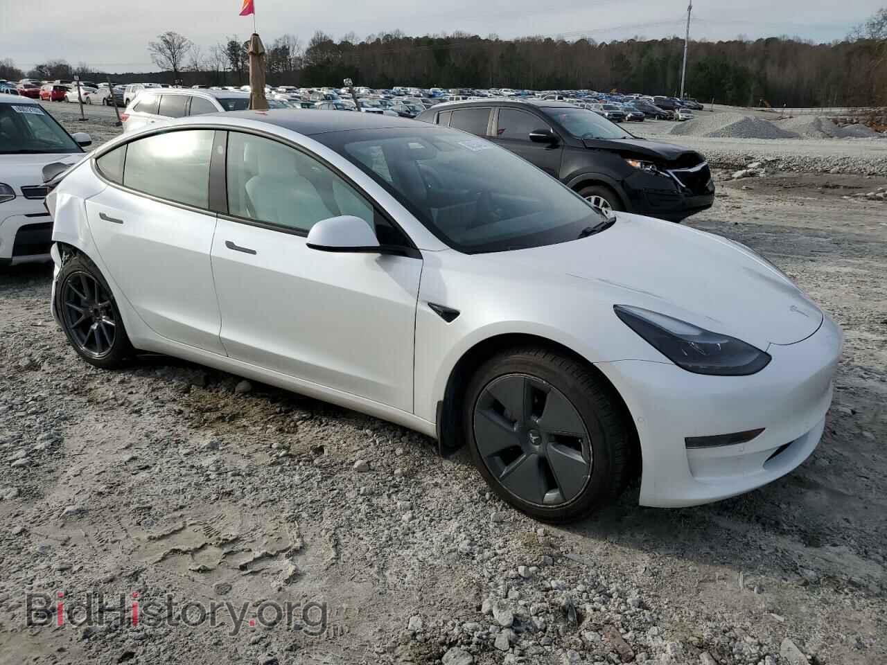 2021 TESLA MODEL 3 - VIN: 5YJ3E1EA3MF870757 - Фото 4