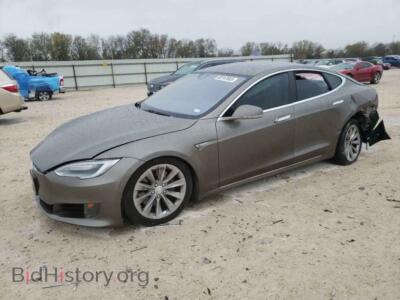 2016 Tesla MODEL S, серый — VIN 5YJSA1E12GF147624, Copart
