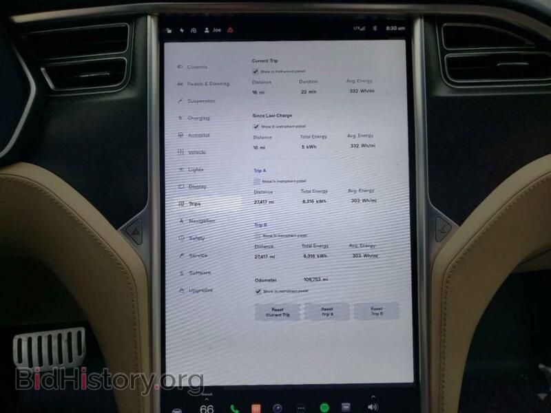 2016 Tesla MODEL S (VIN 5YJSA1E12GF147624) — photo 9 of 13