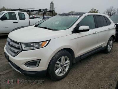 2016 Ford EDGE SEL, white — VIN 2FMPK4J90GBC16996, Copart