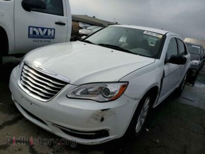 2013 Chrysler 200 Limited, белый — VIN 1C3CCBCG4DN559864, Copart