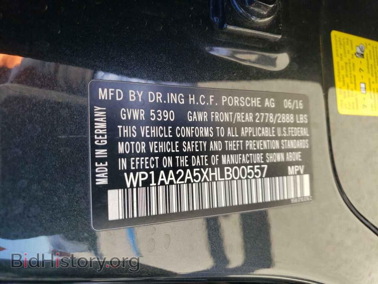 2017 PORSCHE MACAN - VIN: WP1AA2A5XHLB00557 - Фото 13