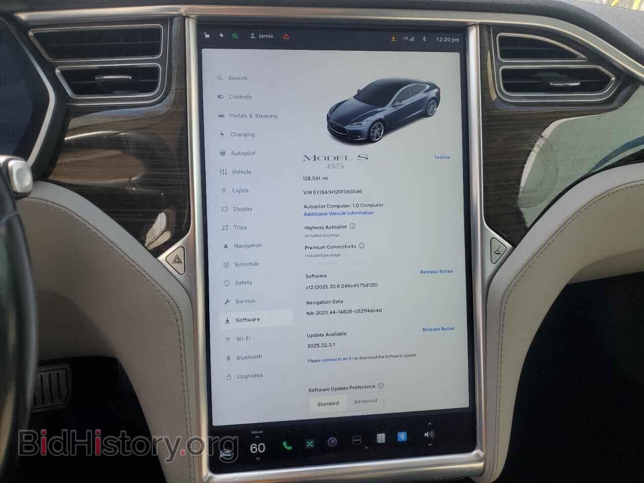 2015 TESLA MODEL S - VIN: 5YJSA1H12FF083546 - Photo 9