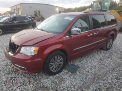 2016 Chrysler MINIVAN Touring L, темно-бордовый — VIN 2C4RC1CG6GR208669, Copart