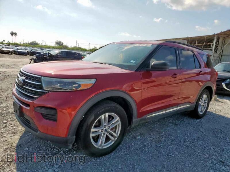 2020 Ford EXPLORER XLT (VIN 1FMSK7DH1LGC45344) — фото 1 из 14, Copart, повреждение: бок