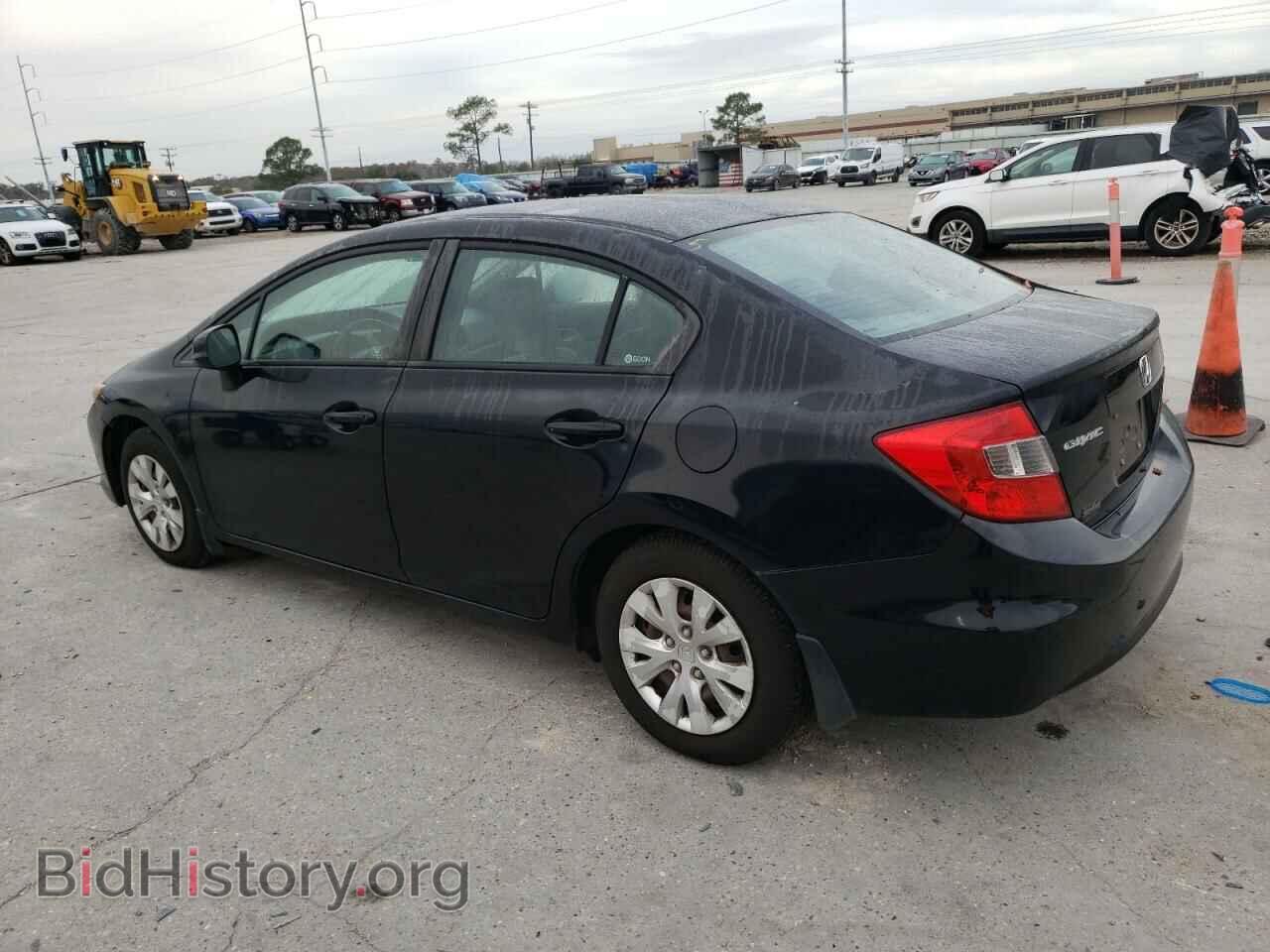 2012 HONDA CIVIC - VIN: 2HGFB2F57CH591559 - Фото 2