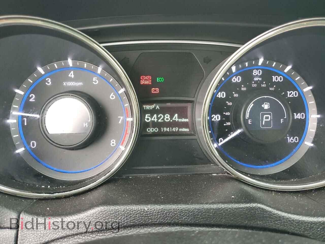 2013 HYUNDAI SONATA - VIN: 5NPEC4AB4DH744956 - Фото 9