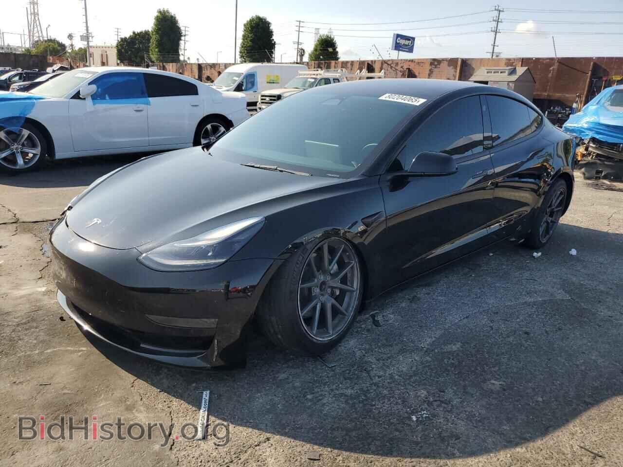 Photo 5YJ3E1EA3NF357462 - TESLA MODEL 3 2022