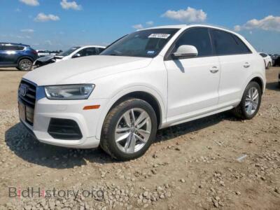 2017 Audi Q3 Premium, white — VIN WA1BCCFS7HR004512, Copart