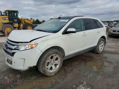 2012 Ford EDGE SEL, white — VIN 2FMDK3JC9CBA56149, Copart