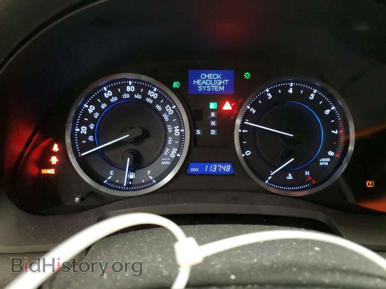 2012 LEXUS IS - VIN: JTHCE5C2XC5002949 - Фото 9